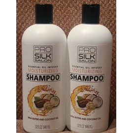 Salon Pro 2X Pro Silk Salon Moisturizing Shampoo Shea Butter And Coconut Oil 32 oz.