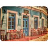 Blue Cafe - Glass Worktop Saver/Protector - by Pearl Glass