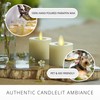 Luminara Moving Flame LED Flameless Real Wax Tealights (1.7" x