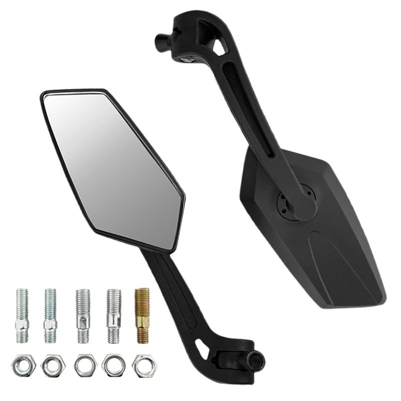 Motorcycle Rearview Mirrors,360 Degree Rotation Foldable Motorcycle Reflectors | Scooter