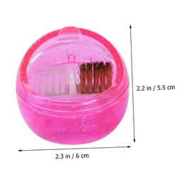 SAFIGLE 2pcs Nail Drill Bit Cleaning Brush Professional Manicure Accessories for Dust Maintenance Lightweight Detachable Design for Home and Salon Use