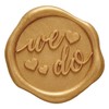 We Do Adhesive Wax Seal Stickers 25Pk - Pre-Made from