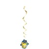 Despicable Me Birthday Party Supplies Bundle includes 6 Hanging Swirl