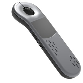 GUVOHUT Air Mouse Bluetooth Presenter with Touchpad for PC/iOS/Android, Rechargeable Remote Control for PowerPoint/Keynote/TikTok/Camera/Kindle App (Silver)