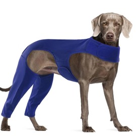 Hjyokuso Recovery Suit For Dogs - Dog Surgery Recovery Suit, Lick Sleeve For Rear Leg, Elbow Protector, Sleeve To Prevent Licking & Bite - 2XL