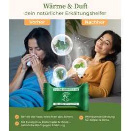 Nature Cosmétique® Shower Bombs Set of 7 - Cold - Aromatherapy for Relaxed Wellness Moments - Bath Bombs Shower with Essential Oils - Gift Idea - Made in Germany