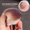 15 Piezas Brochas De Maquillaje Profesional Color Negro