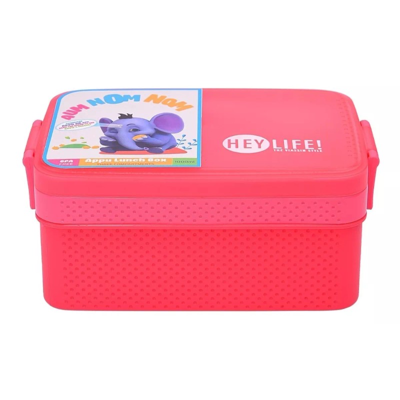 24x7 Box Lunch Niveles Topper C/compartimentos Lonchera Cuchara