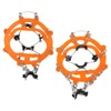 2Pcs Ice Traction Cleats Anti Skid Shoe Crampon Cover Snow