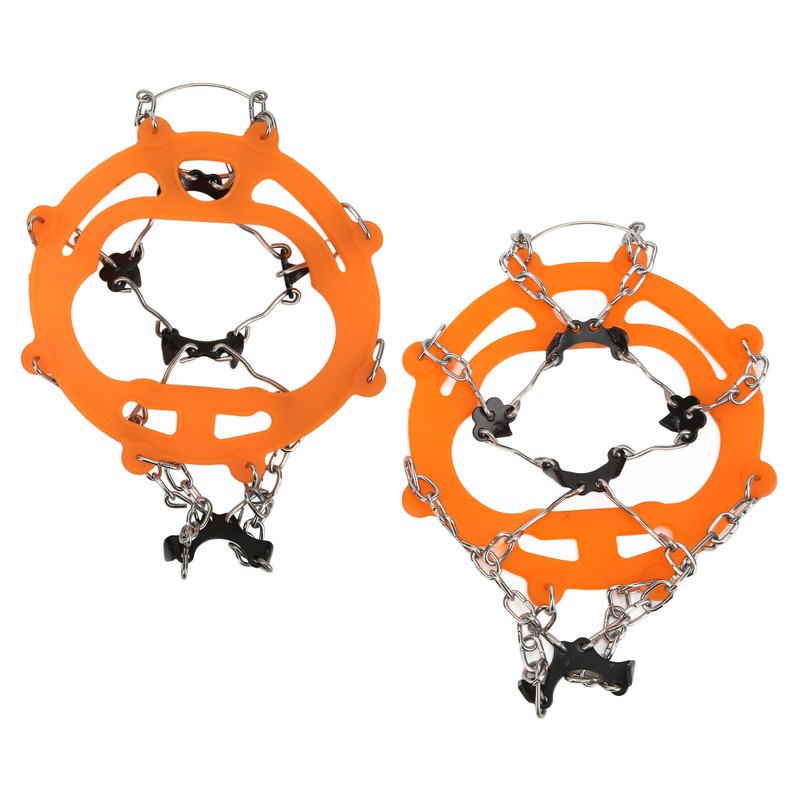 2Pcs Ice Traction Cleats Anti Skid Shoe Crampon Cover Snow