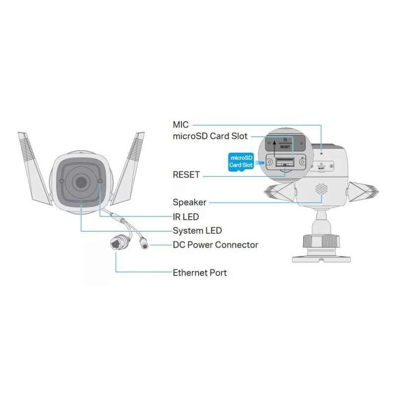TP-Link Tapo C310 Tp-link Cámara Wi-fi De Seguridad Para Exteriores