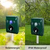 PGFIT 2 Pack Solar Animal Repellent, Ultrasonic pest Repeller, Deer