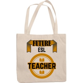 Make Your Mark Design ESL Teacher. Graduation Reusable Tote Bag for College Students