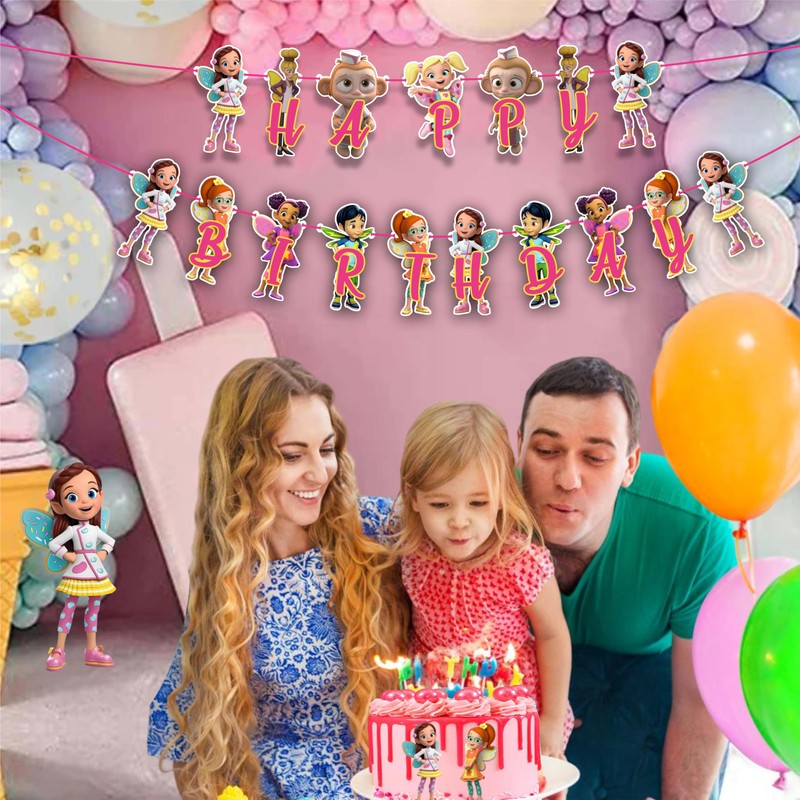 Seyal® Butterbe Cafe Happy Birthday Banner