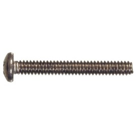 Hillman Stainless Steel Phillips Pan-Head Machine Screws #10-32 x 1" -20 Pack, 4038