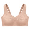 Glamorise Full Figure Plus Size MagicLift Cotton Support Bra Wirefree