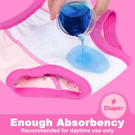 BIG ELEPHANT 10-Packs Training Underwear Absorbent Toddler Potty Trained Pants for Boys and Girls, 9-10Y