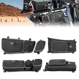 KEMIMOTO X3 Door Bags, Front and Rear Door Bags Compatible with 2017-2024 Can Am Maverick X3 Max X DS RS MR Turbo RR, Pack of 4