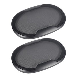 ZUDILYO 1Pair Universal Car Speaker Grille Metal Speaker Protective Cover Loudspeaker Accessories 6x9 Grille Speak Cover