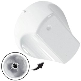 SPARES2GO White Control Knob Switch for Hotpoint Hot-Ari Oven Cooker