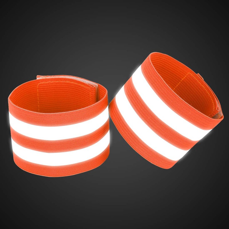 X AUTOHAUX 4 Pcs Reflective Bands for Wrist Reflective Wristbands