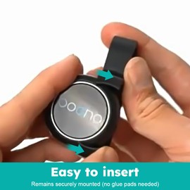 Mount for OOONO NO1 CO Driver, Hook for Sun Visors, Holder Suitable for Oono Co-Driver No1 for Sun Visor, Support Pare-Soleil Pour Ooono Co-Driver No1, Holds Securely