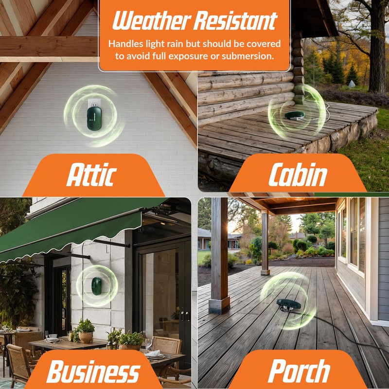 BugWomp BEU-G Bat Expulsion Unit with Dynamic Ultrasonic Bat Repellent