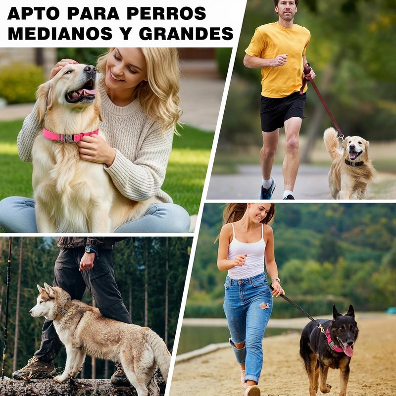 Collar de Perro Táctico, Collar para Perro de Nailon Militar