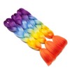 Ombre 24 inch Jumbo Braid Hair Extensions Rainbow Jumbo Box