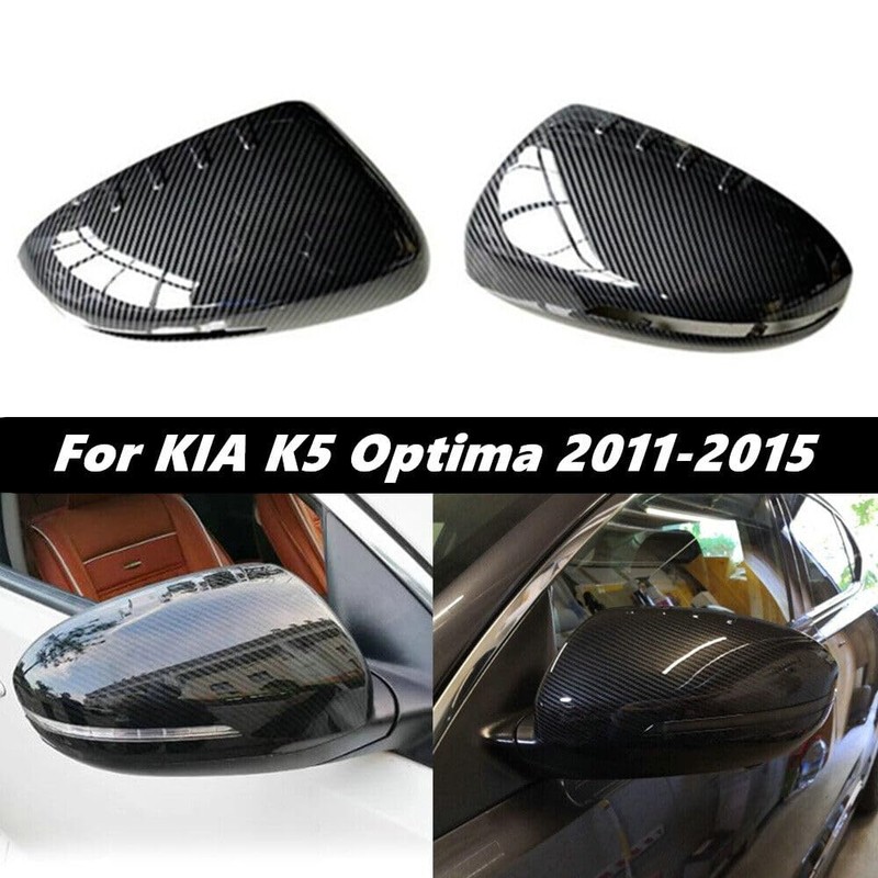 2Pcs/Set Rearview Side Mirror Cap Cover Replacement For KIA K5