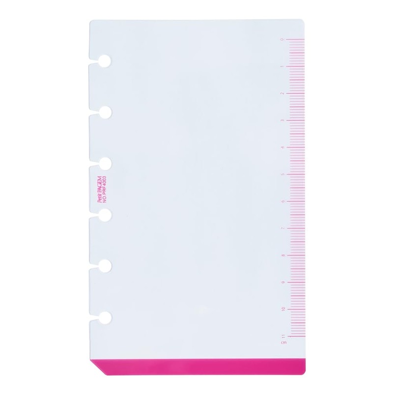 Noritsu Petit Pagem Personal Organizer, Refill, Mini 6, Index Underlayment