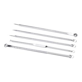 Minkissy Facial Kit 5pcs Extraction Tools Blackhead Removal Needle Gentle for Sensitive Skin