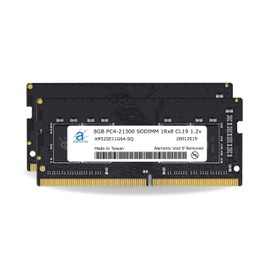 Adamanta 16GB (2x8GB) Compatible for HP Omen X 17-ap010nd, X 17-ap020nr Laptop DDR4 2666MHz PC4-21300 SODIMM 1Rx8 CL19 1.2v Notebook Memory Module Upgrade RAM