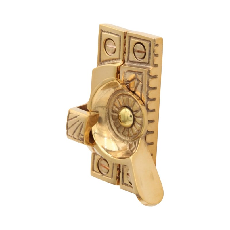 Victorian Style Window Sash Lock in Solid Brass