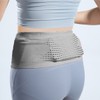 [G&G] Comfortable Elastic Flip Running Belt Waist Bag for Marathon GS002836 Elastic Flip Belt Grey M 2ea