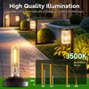 ELECLINK Solar Pathway Lights Outdoor, 2 Pack Upgraded Outdoor Solar