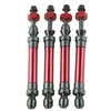 4Pcs CVD Front Rear Drive Shaft Metal Transmission Axle for