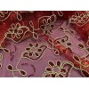wowfabric4less123 Red Gold Multicolor Sequins embroidery Lace Fabric 50” Width
