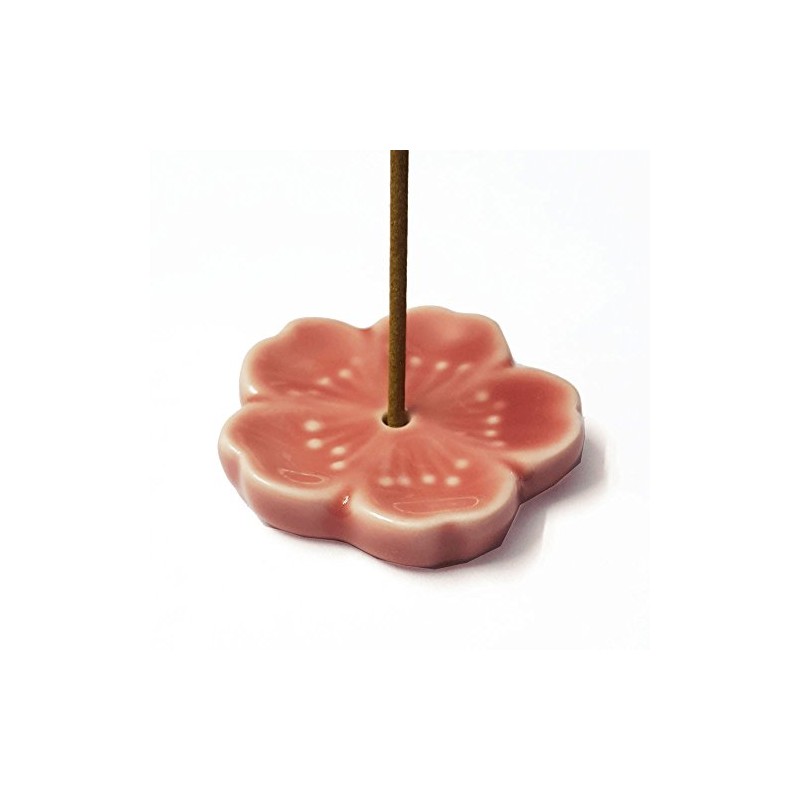 Kousaido Cherry Blossom Ceramic Incense Stick Holder