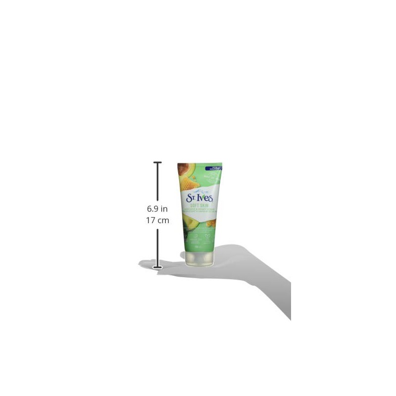 St. Ives, Soft Skin Scrub, Avocado & Honey, Exfoliante para