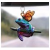 Unbranded Butterfly & Frog Ornament ~ CHRISTian Symbols