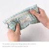 Monolike Pencil case, Unmatched Friends Fabric Check Pencil Case, Mint,