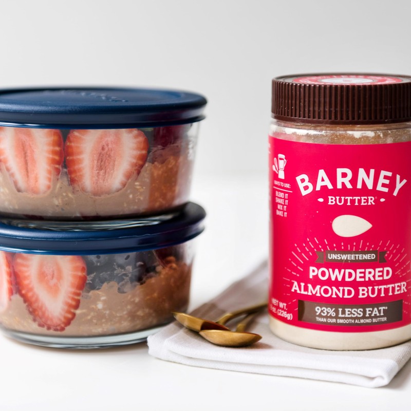 Barney Butter Powdered Almond Butter, Unsweetened, 8 Ounce Jar, No