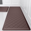 WEZVIX Cushioned Kitchen Mat 2 PCS, Anti Fatigue Kitchen Rugs,