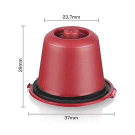 Reusable Coffee Pods For Nespresso OriginalLine, BENFUCHEN Refillable Coffee Capsule Compatible With N espresso OriginalLine, 2 Black+2 Red+2 Brown