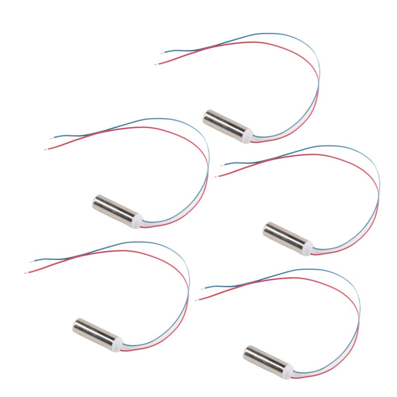 5Pcs 14500rpm Waterproof Cylindrical Micro Coreless Vibration Motor for Massager
