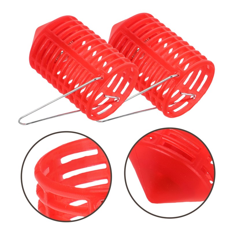 Outanaya Fishing Bait Cage Trap Net 2pcs Fish Holder Bait