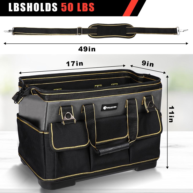 WILAXI PRO 17 in Tool Bag For Men with Waterproof