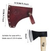 Kyien Leather Hatchet Axe Sheath Protector Tool - Head Cover