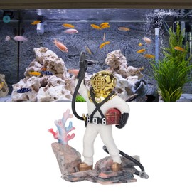 Air Action Aerating Diver Aquarium Decoration，Exquisite Diver Fish Tank Ornament for Aquarium Fish Tank